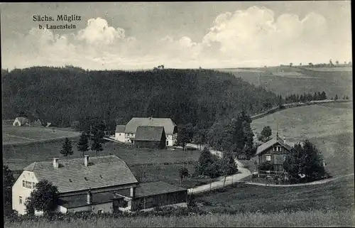 Ak Müglitz Lauenstein, Grenzschänke, Mückenberg