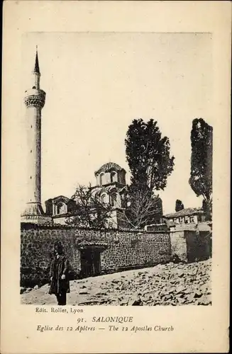 Ak Saloniki Griechenland, Kirche der 12 Apostel