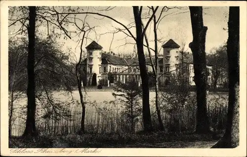 Ak Rheinsberg in der Mark, Schloss Rheinsberg