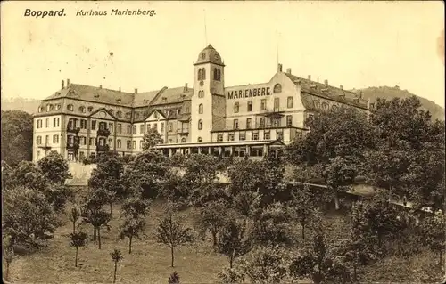 Ak Boppard am Rhein, Kurhaus Marienberg