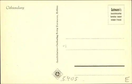 Ak Ochtendung in der Eifel, Panorama