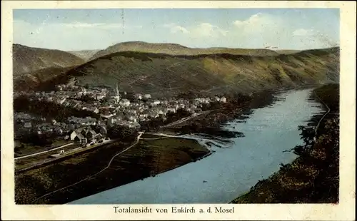 Ak Enkirch an der Mosel, Panorama