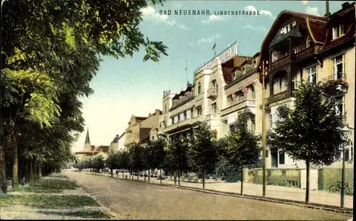 Ak Bad Neuenahr, Lindenstraße, Fahrrad, Hotel
