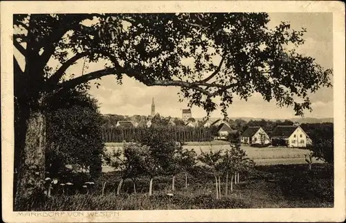 Ak Markdorf Bodenseekreis Baden, von Westen