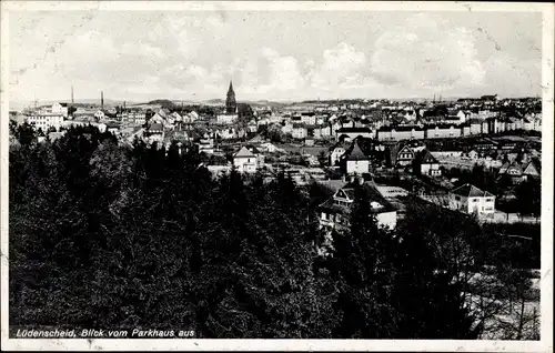 Ak Lüdenscheid im Märkischen Kreis, Blick vom Parkhaus aus