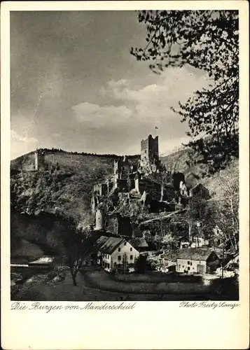 Ak Manderscheid in der Eifel, Burgen