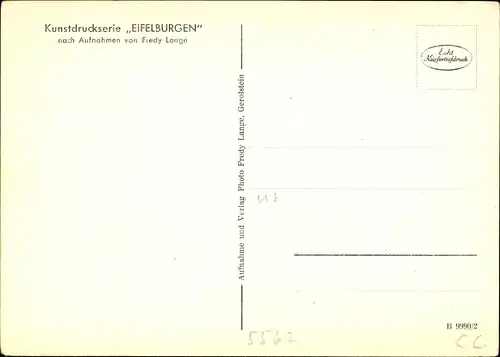 Ak Manderscheid in der Eifel, Burgen