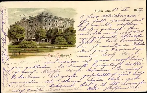 Litho Berlin Mitte, Hotel Der Kaiserhof