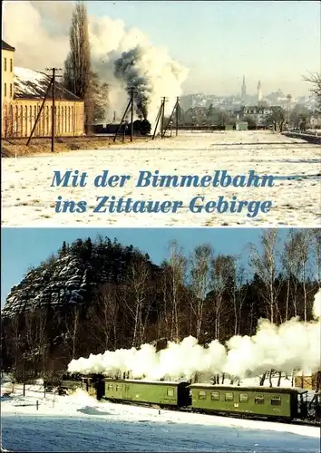 Ak Sächsisch Oberlausitzer Eisenbahnges. SOEG, Schmalspurbahn Zittau Bertsdorf Oybin Jonsdorf