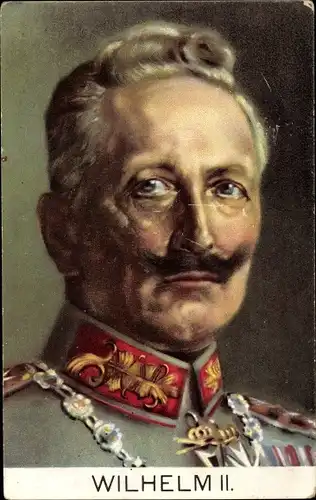 Ak Kaiser Wilhelm II., Portrait in Uniform