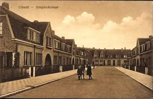 Ak Utrecht Niederlande, Schipbeckstraat