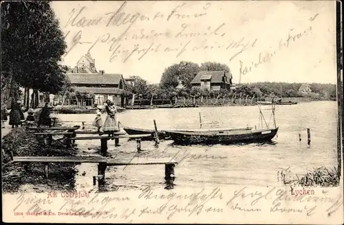 Ak Lychen in der Uckermark, Am Oberpfuhl