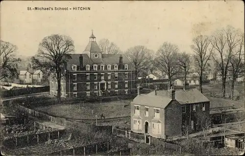 Ak Hitchin Ostengland, St. Michael's School