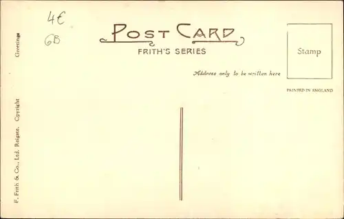 Ak Polperro Cornwall, Hafen, Eingang