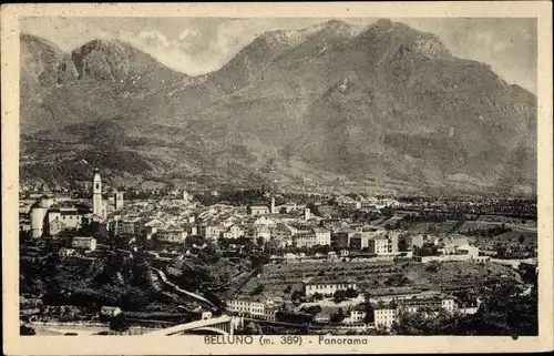 Ak Belluno Veneto, Gesamtansicht