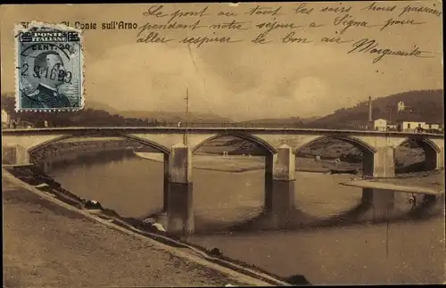 Ak Signa Toscana, Ponte sull'Arno