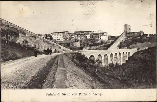 Ak Siena Toscana, Panorama con Ponta S. Viene