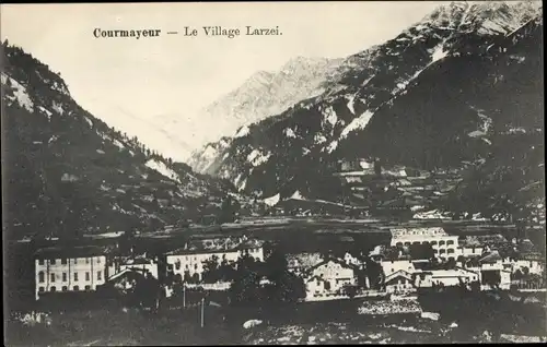 Ak Courmayeur Val D'Aosta Italien, Le Viaage Larzei