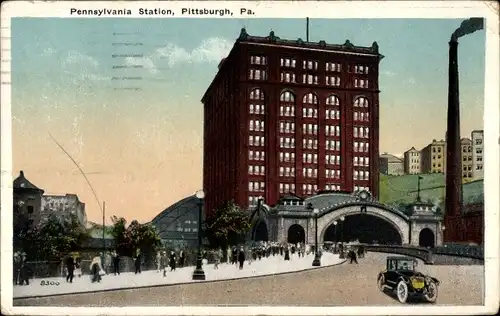 Ak Pittsburgh Pennsylvania USA, Pennsylvania Station