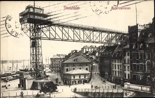 Ak Stockholm Schweden, Katarinahissen