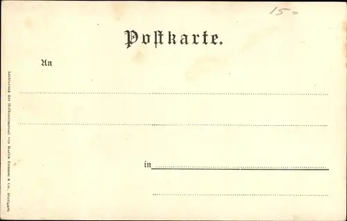 Künstler Ak Hendschel, Albert, Skizzenbuch, No. 3, Frisch angestrichen