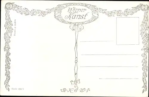 Künstler Ak Mönch im Weinkeller, Weinglas