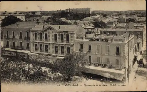 Ak Mascara Algerien, Royal Hotel, Brasserie de l'Etoile