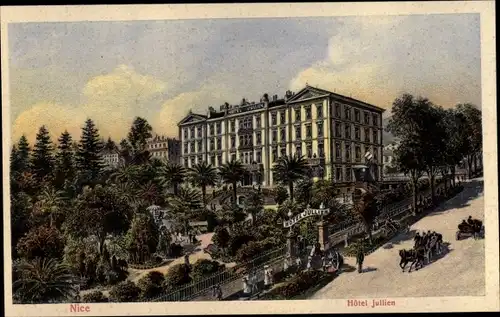 Ak Nice Nizza Alpes Maritimes, Hotel Julien