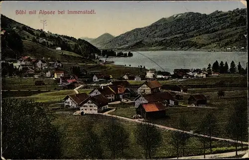 Ak Bühl am Alpsee Immenstadt im Allgäu, Totale