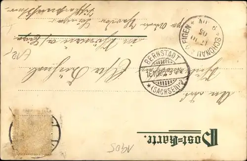 Litho Reklame Ackermann's Schlüsselgarn, Kinder