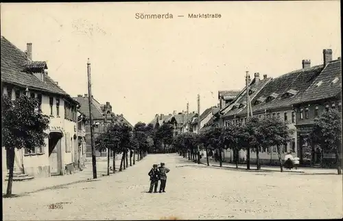 Ak Sömmerda in Thüringen, Marktstraße