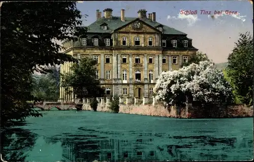 Ak Tinz Gera in Thüringen, Schloss als Reserve-Lazarett