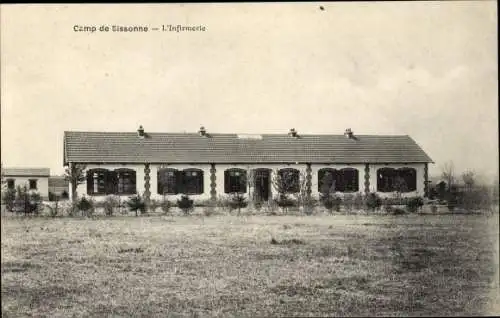 Ak Sissonne Aisne, Camp de Sissonne, Die Krankenstation