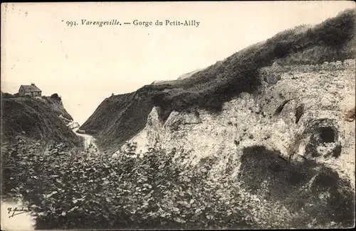 Ak Varengeville sur Mer Seine Maritime, Gorge du Petit-Ailly