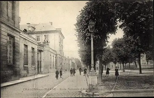 Ak Chalons sur Marne, Nationale Kunst- und Handwerksschule