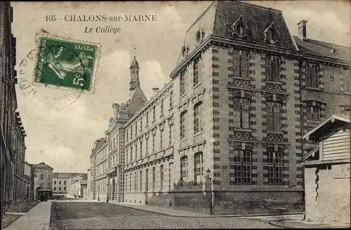 Ak Chalons sur Marne, Le College