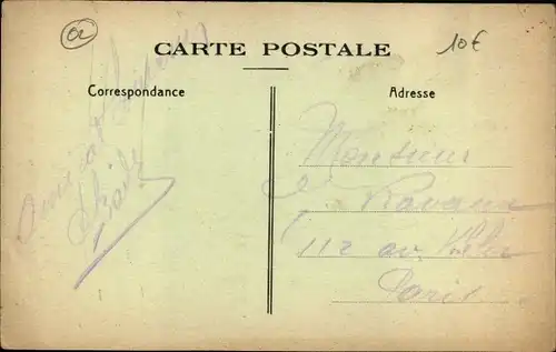 Ak Launois Ardennes, La Grande-Rue