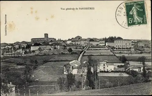 Ak Panissières Loire, Gesamtansicht