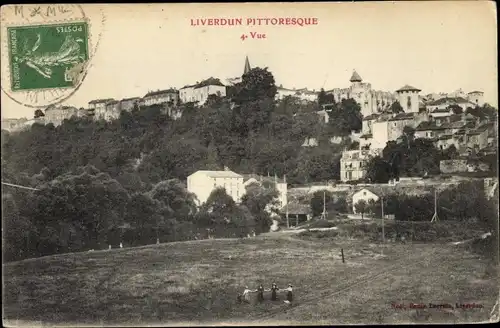 Ak Liverdun Meurthe et Moselle, Gesamtansicht