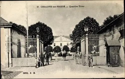 Ak Châlons in der Champagne Marne, Bezirk Tirlet