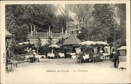 Ak Paris XVI, Chalets du Cycle, Les Terrasses