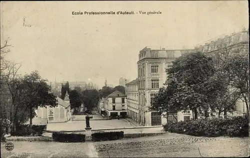 Ak Paris XVI Passy Auteuil, Berufsschule
