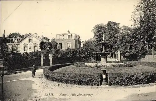 Ak Paris XVI Passy Auteuil, Villa Montmorency