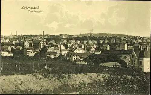 Ak Lüdenscheid im Märkischen Kreis, Totalansicht