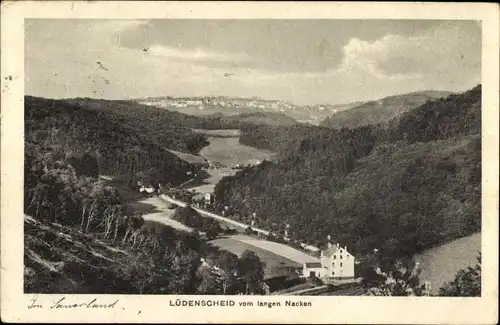 Ak Lüdenscheid im Märkischen Kreis, vom langen Nacken