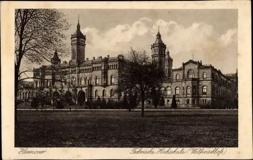 Ak Hannover in Niedersachsen, Technische Hochschule, Wolfenschloss