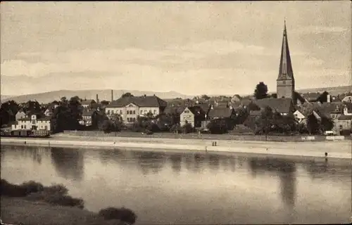 Ak Holzminden in Niedersachsen, Blick zum Ort