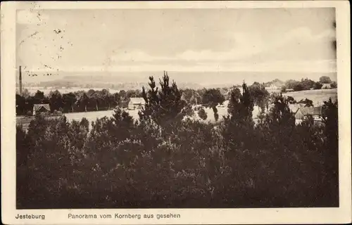 Ak Jesteburg in Niedersachsen, Panorama, Blick vom Kornberg