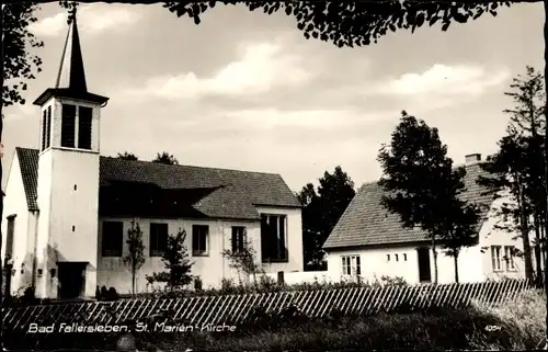 Ak Fallersleben Wolfsburg in Niedersachsen, St. Marien-Kirche