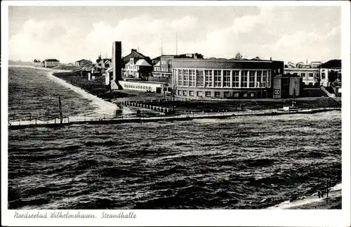 Ak Wilhelmshaven an der Nordsee, Strandhalle